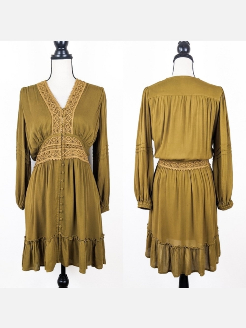 🦋LAST🦋 NWT Tulle & Batiste Maribelle Dress, Moss, Size XL